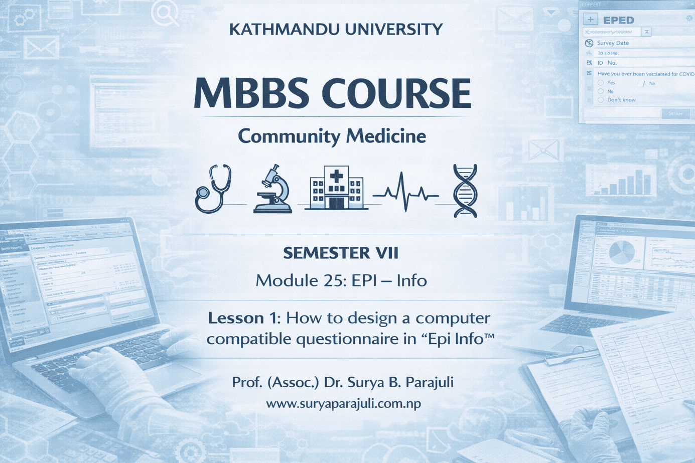  How to design a computer compatible questionnaire in “EPED”